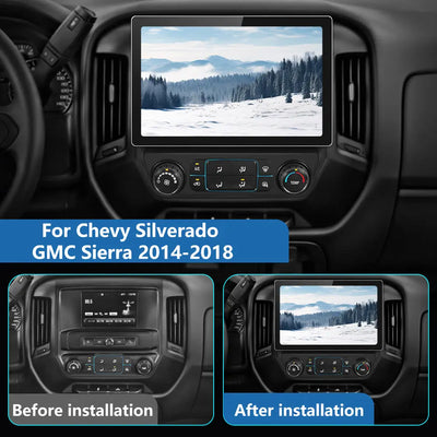 AWESFE Car Radio for Chevrolet Silverado 2013-2019,13.1-inch 8-Core Android 13 Touch Screen Head Unit with Wireless CarPlay & Android Auto Bluetooth WiFi GPS Navigation 4G AWESAFE