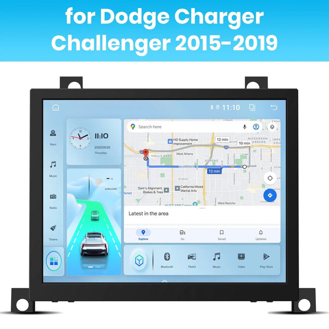 AWESFE T133 Chip 8.4-Inch Touch Screen Upgrade Car Radio for Dodge Challenger with Carplay & Android Auto/DSP/GPS Navigation AWESAFE