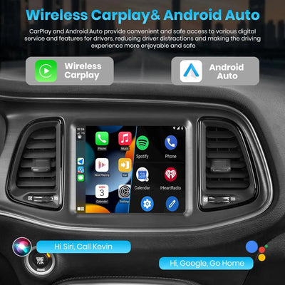 AWESFE T133 Chip 8.4-Inch Touch Screen Upgrade Car Radio for Dodge Challenger with Carplay & Android Auto/DSP/GPS Navigation AWESAFE