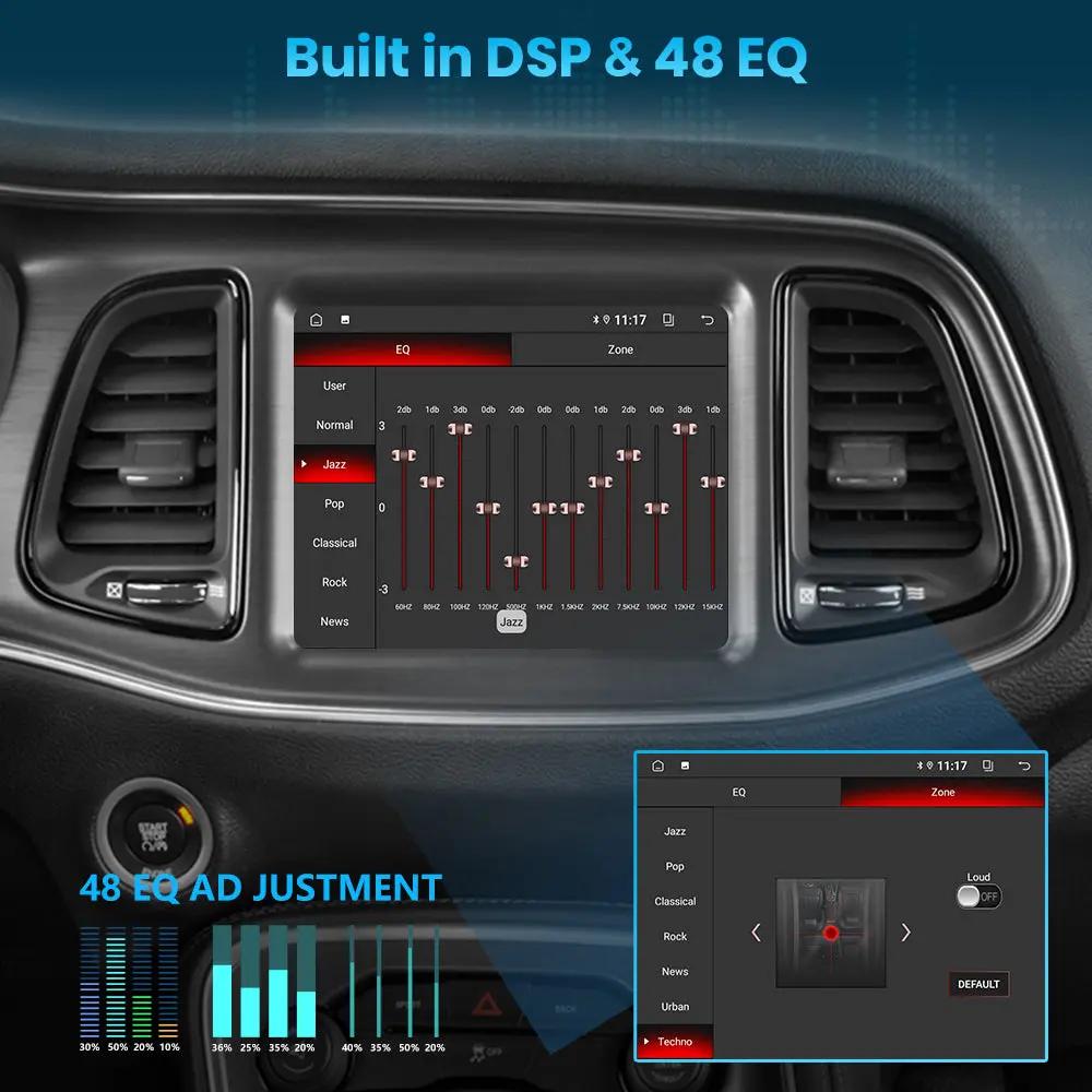 AWESFE T133 Chip 8.4-Inch Touch Screen Upgrade Car Radio for Dodge Challenger with Carplay & Android Auto/DSP/GPS Navigation AWESAFE