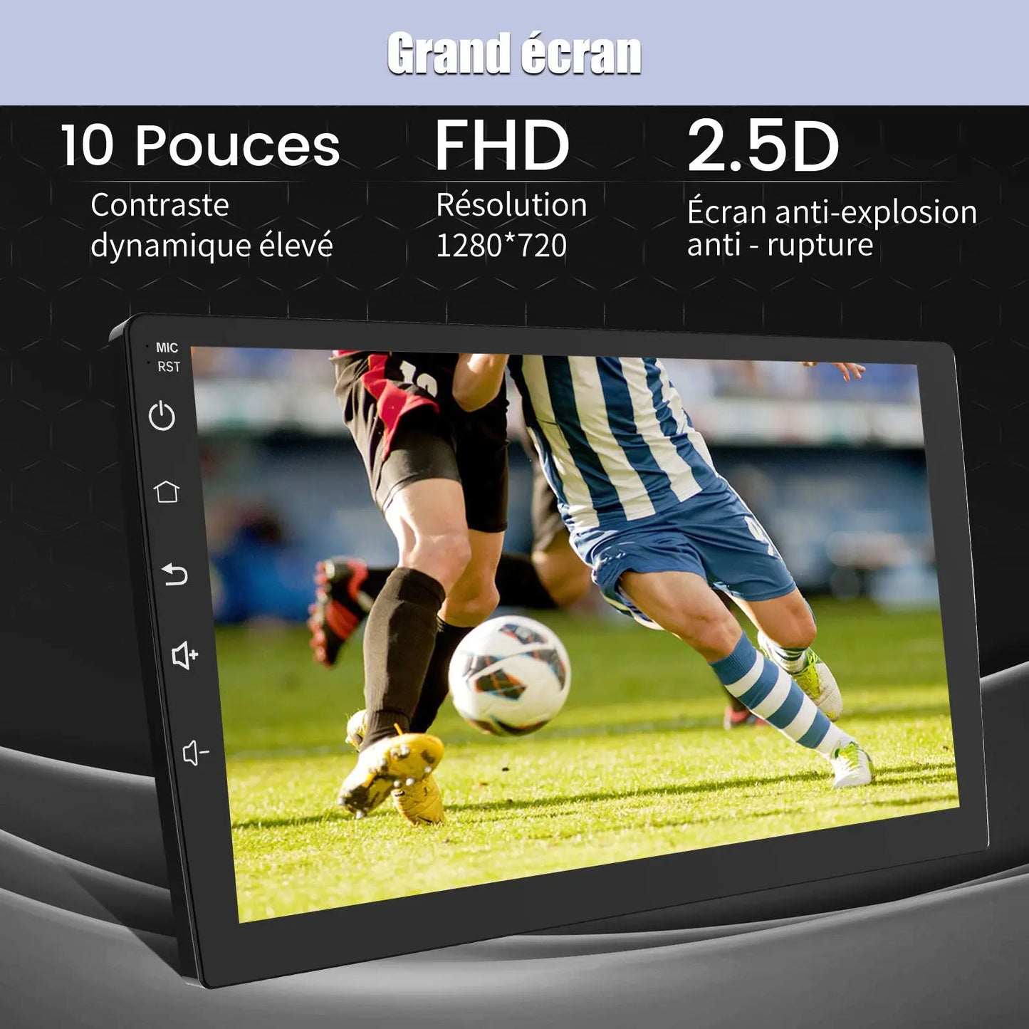 AWSEAFE Autoradio pour Nissan Primastar J4 & Opel Vivaro X83 & Renault Trafic 2010-2014 avec Carplay/Android Auto Bluetooth/USB/WIFI/GPS AWESAFE