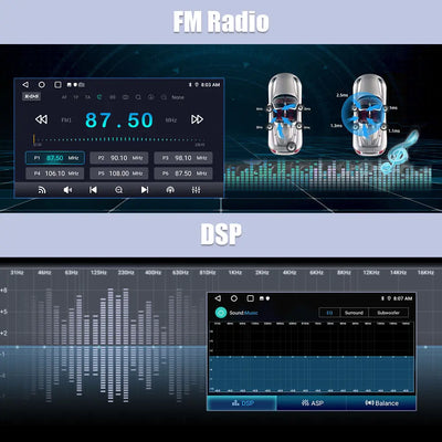 AWSEAFE Autoradio pour Nissan Primastar J4 & Opel Vivaro X83 & Renault Trafic 2010-2014 avec Carplay/Android Auto Bluetooth/USB/WIFI/GPS AWESAFE