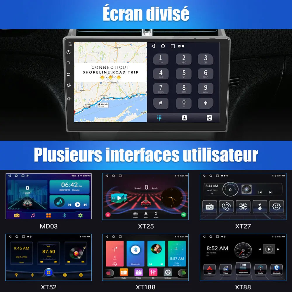 Junsun Autoradio Android 13 2Go 64Go pour Peugeot 307 307CC 307SW (2002-2013) avec 9'' Écran Junsun Autoradio Android 13 2Go 64Go pour Peugeot 307 307CC 307SW (2002-2013) avec 9'' Écran