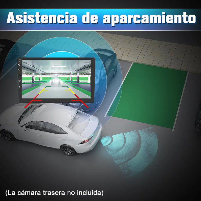 AWESAFE Autoradio Android 12 pour Peugeot 206 (2002-2010)【2Go+32Go】 9 Pouces Écran Tactile avec GPS/Carplay Android Auto/FM/WiFi/Bluetooth/Commande au Volant/MirrorLink/Aide au Stationnement AWESAFE