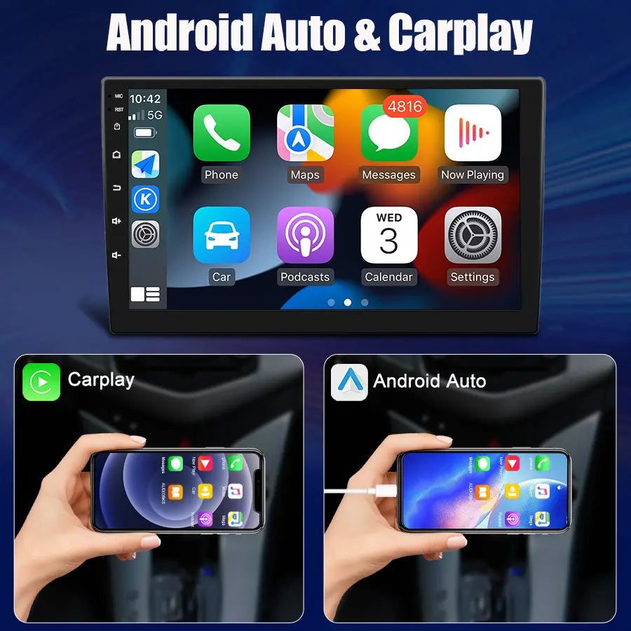 AWESAFE Autoradio Android 12 pour BMW 1 Series E81 E82 E87 E88 (2004-2011)[2Go+32Go] avec 9 Pouces Carplay San Fil/Android Auto GPS WiFi Bluetooth USB FM RDS/Commandes au Volant/Aide au Stationnement AWESAFE