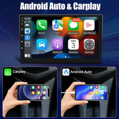 AWESAFE Autoradio Android 12 pour BMW 1 Series E81 E82 E87 E88 (2004-2011)[2Go+32Go] avec 9 Pouces Carplay San Fil/Android Auto GPS WiFi Bluetooth USB FM RDS/Commandes au Volant/Aide au Stationnement AWESAFE