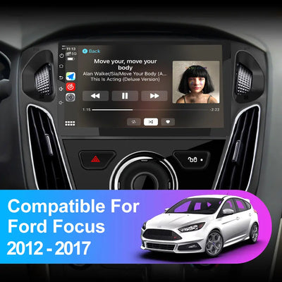 Andriod Car Radio Stereo for Ford Focus 2012-2017 Built in Carplay Android Auto 9 inch GPS Navigation AWESAFE