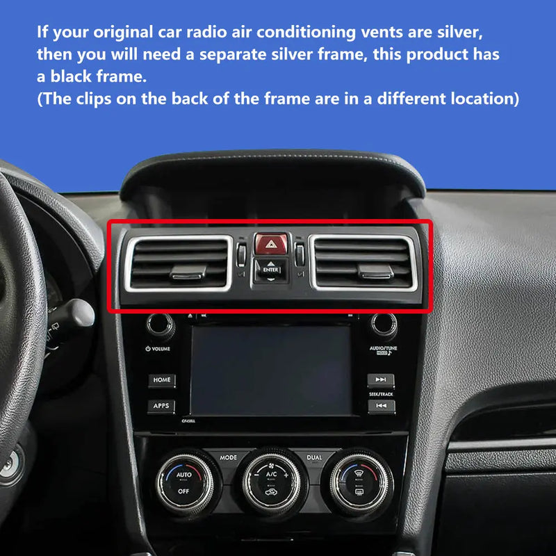 Andriod Car Radio Stereo for Subaru Built in Wireless Carplay Android Auto 2GB+32GB GPS Navigation & WiFi 9 inch Rear View AWESAFE