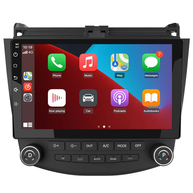 AWESAFE Android 12.0 [2GB+32GB] Radio Coche para Honda Accord VII con 10.1 Pulgadas Pantalla Táctil, Autoradio con Bluetooth/GPS/FM/RDS/USB, Apoyo Carplay/Android Auto Inalámbrico AWESAFE