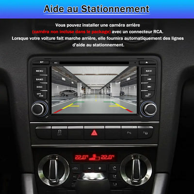 AWESAFE Radio Android Pour Audi A3/S3/RS3 2006-2012 Construit en Carplay intégré/Android Auto SWC GPS Bluetooth WiFi RDS FM Radio AWESAFE