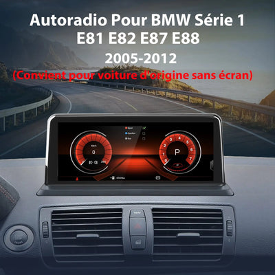 AWESAFE Radio Android pour Voiture Sans Ecran d'origine Autoradio Pour BMW Série 1 E81 E82 E87 E88 2005-2012 Built in Carplay intégré/Android Auto SWC GPS Bluetooth WiFi RDS FM Radio AWESAFE