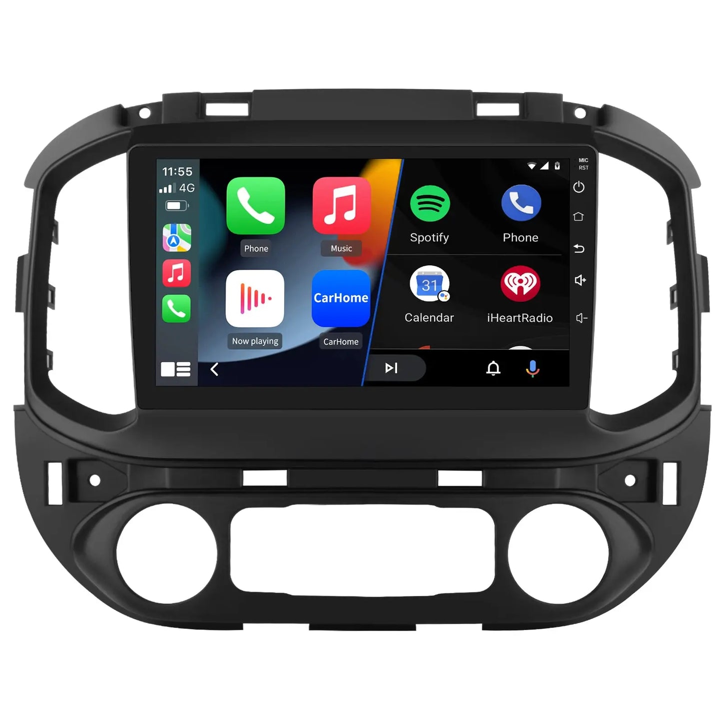 AWESAFE Android 12 [2GB+32GB] Car Radio Compatible for Chevrolet Colorado GMC Canyon 2015-2019, 9 Inch Touch Screen Car Stereo with Wireless CarPlay Android Auto, FM/RDS/GPS/WiFi/USB/SWC/BT Function AWESAFE