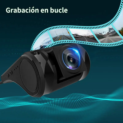 Cámara de salpicadero de coche 1080P cámara grabadora de conducción DVR con WiFi G-Sensor grabación en bucle visión nocturna WDR AWESAFE