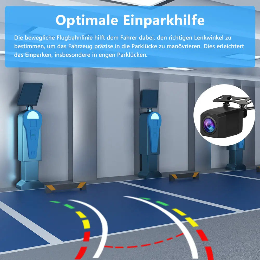 Cámara de visión trasera AWESAFE HD para radio de coche Cámara de visión trasera impermeable AWESAFE