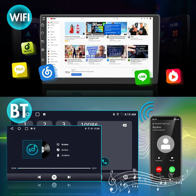 AWESAFE Android 12.0 [2GB+32GB] Radio Coche para Ford Focus Mk2 2004-2011 con Carplay Inalámbrico/Android Auto, 9 Pulgadas Pantalla Táctil con Bluetooth/GPS/FM/WiFi/USB/DSP, Apoyo Mandos Volante AWESAFE