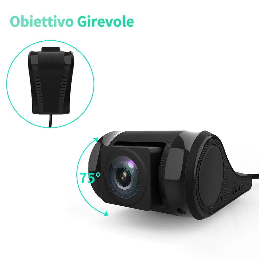 Dash Cam per auto 1080P WiFi DVR Registratore di guida Telecamera G-Sensor Registrazione in loop Visione notturna WDR AWESAFE