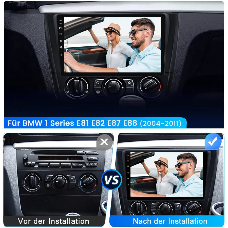 AWESAFE Android Radio mit Carplay/Android Auto Android 12 für BMW 1er –  AWESAFE SHOP