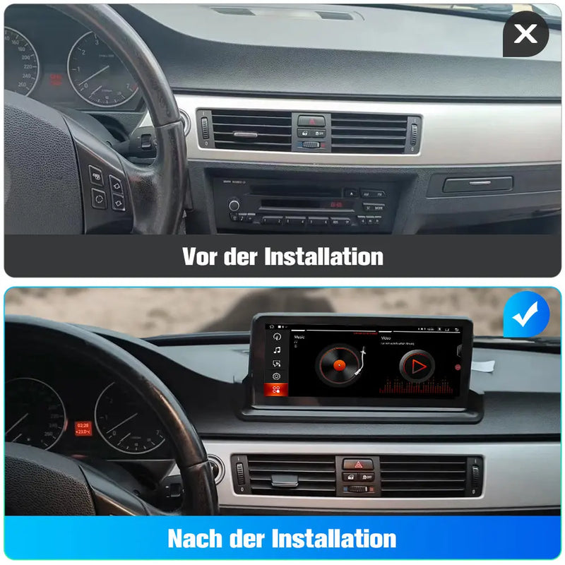 Android Radio Für BMW E90 E91 E92 E93 2006-2012 ohne original Display  Built in Carplay/Android Auto SWC BT AM/FM AWESAFE