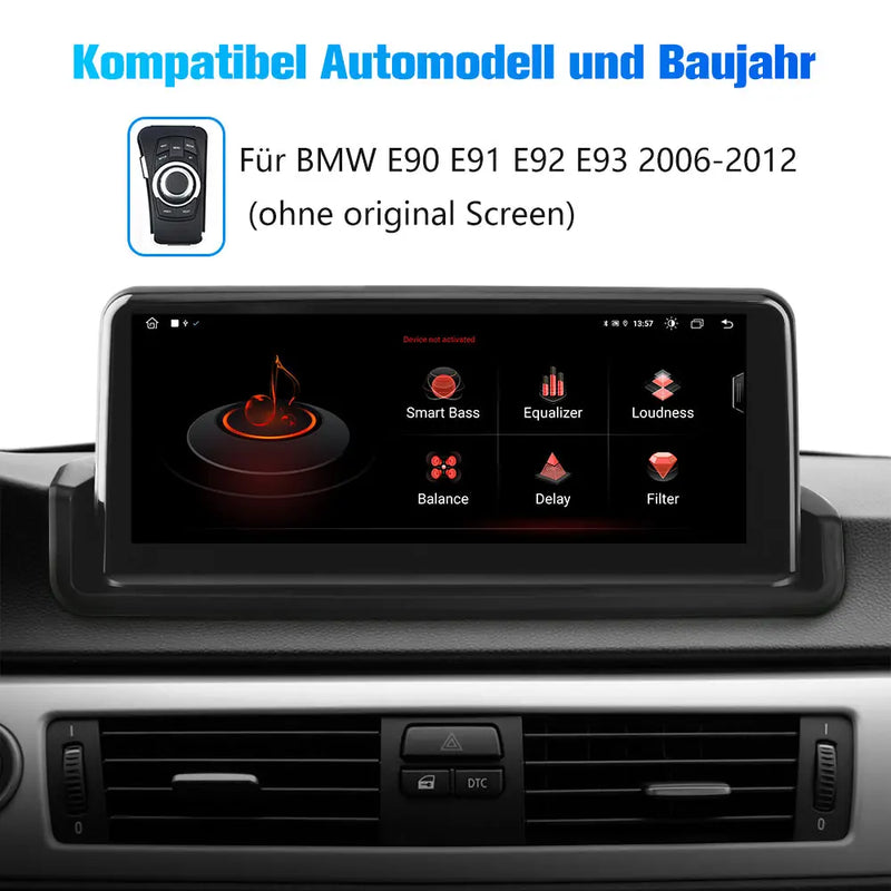 Android Radio Für BMW E90 E91 E92 E93 2006-2012 ohne original Display  Built in Carplay/Android Auto SWC BT AM/FM AWESAFE