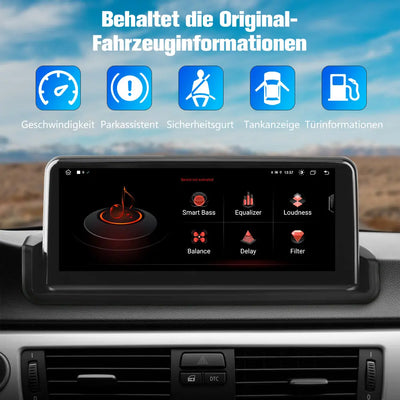 Android Radio Für BMW E90 E91 E92 E93 2006-2012 ohne original Display  Built in Carplay/Android Auto SWC BT AM/FM AWESAFE