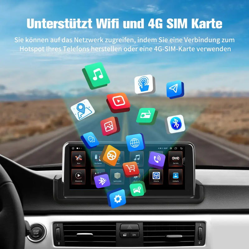 Android Radio Für BMW E90 E91 E92 E93 2006-2012 ohne original Display  Built in Carplay/Android Auto SWC BT AM/FM AWESAFE