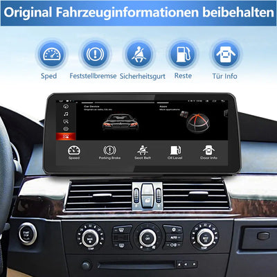 Android-Radio für BMW 5 Series 60 2007-2010 mit CCC-System, integriertem Carplay/Android Auto SWC BT AM/FM AWESAFE