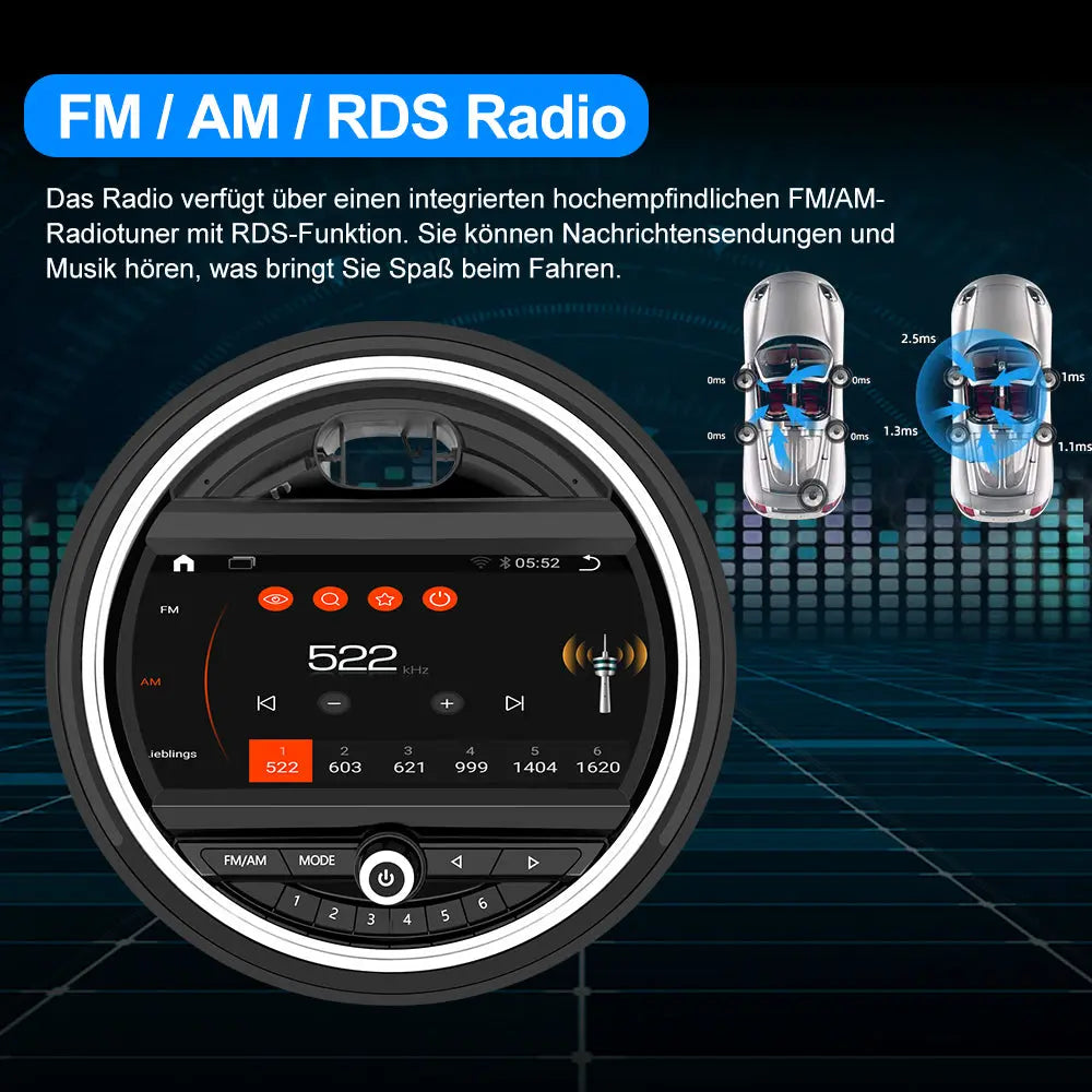 Android Radio Für BMW MINI (2010-2014) NBT System Built in Carplay/Android Auto SWC BT AM/FM AWESAFE