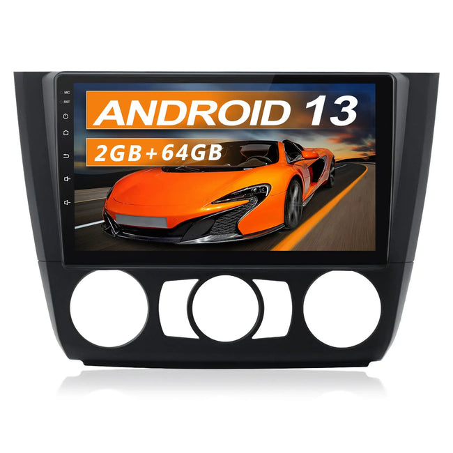 Android Radio Fur BMWi 1Series E81 E82 E87 E88 (2004-2011) Built in Carplay/Android Auto SWC BT AM/FM AWESAFE