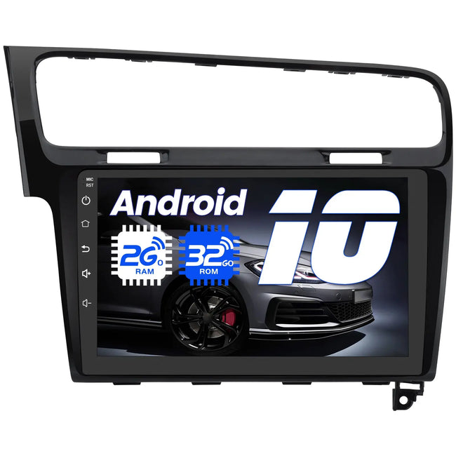 Radio Android Pour VW Golf7 Annee 2012-2020 intégré Carplay/Android Auto SWC BT AM/FM AWESAFE