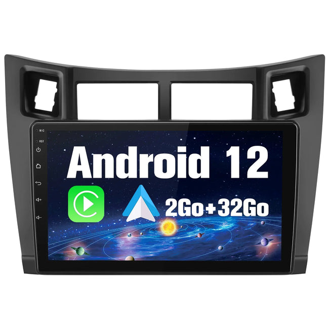 Radio Android Pour Toyota Yaris(2005-2011) Carplay intégré/Android Auto SWC BT AM/FM AWESAFE