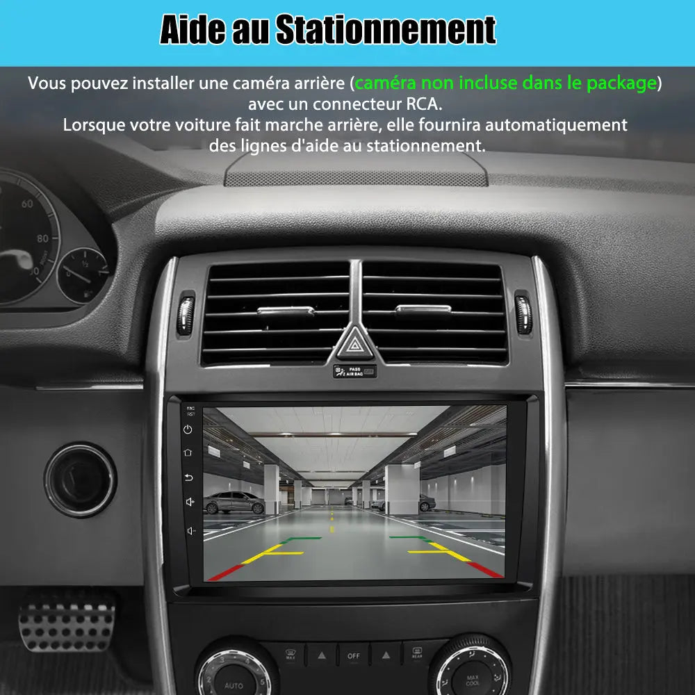 Radio Android Pour Benz intégrée Carplay/Android Auto SWC BT AM/FM AWESAFE