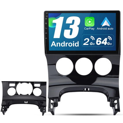 Radio Android Pour Peugeot 3008 (2009-2015) Carplay intégré/Android Auto SWC BT AM/FM AWESAFE