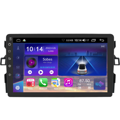 AWESAFE [Android 12.0 [2GB+32GB] Radio Coche para Toyota Auris 2006-2012 con Carplay Inalámbrico/Android Auto, 9 Pulgadas Pantalla Táctil con WiFi/GPS/DSP/RDS/USB/FM Am, Apoyo Mandos del Volante AWESAFE