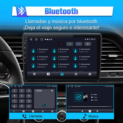 AWESAFE [Android 12.0 2GB+32GB] Radio Coche Pantalla Seat Leon MK3 2012-2020 con Carplay/Android Auto,Autoradio de 9 Pulgadas Pantalla Táctil con WiFi/GPS/Bluetooth/DSP/RDS/USB/FM Am,Apoyo MirrorLink AWESAFE