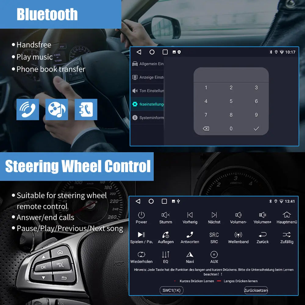 AWESAFE Car Stereo for Mazda 2009-2013 with 9 inch Touch Screen Android 12.0 2GB+32GB Car Radio Auto Radio with Carplay/Android Auto/Bluetooth/GPS/FM Support Steering Wheel Controls and Parking Assist AWESAFE