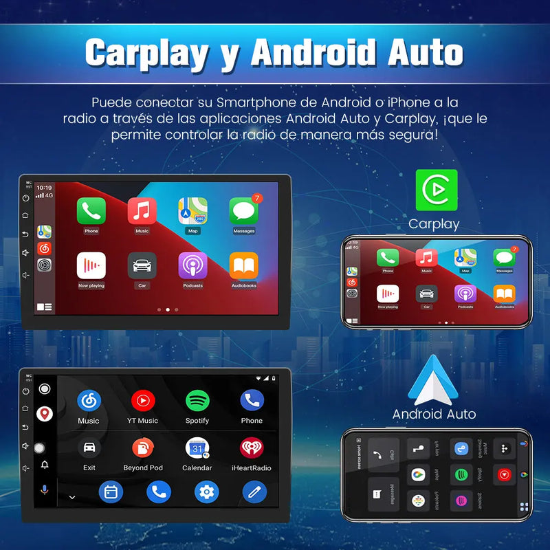 AWESAFE Android 12.0 [2GB+32GB] Radio Coche con Pantalla Táctil 9 Pulgadas para Peugeot 206 2002-2010, Autoradio con Carplay/WiFi/Bluetooth/GPS/FM, Admite Mandos Volante y Aparcamiento AWESAFE