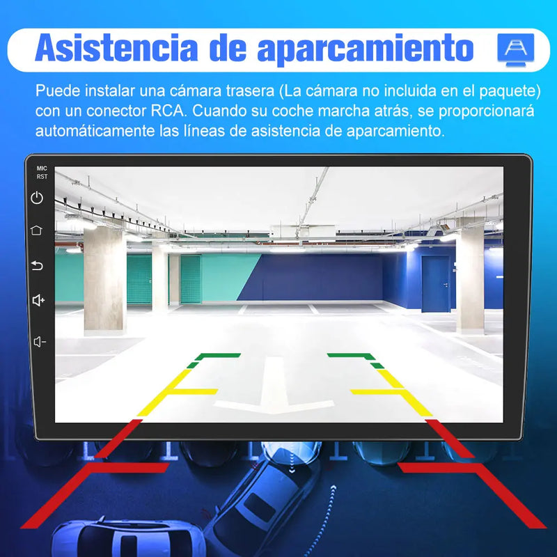 AWESAFE Android 10.0 [2GB+32GB] Radio Coche con Pantalla Táctil 9 Pulgadas para Ford S-MAX 2007-2008, Autoradio con Carplay/WiFi/Bluetooth/GPS/FM, Apoya Mandos Volante y Aparcamiento AWESAFE