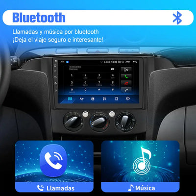 AWESAFE Android 10.0 [2GB+32GB] Radio Coche con Pantalla Táctil 9 Pulgadas para Ford S-MAX 2007-2008, Autoradio con Carplay/WiFi/Bluetooth/GPS/FM, Apoya Mandos Volante y Aparcamiento AWESAFE