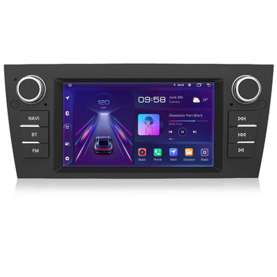 AWESAFE Android 12.0 [2GB+32GB] Radio Coche con Pantalla Táctil 7” para BMW Serie 3 E90/E91/E92/E93, Autoradio con Carplay/Android Auto/Bluetooth/GPS/FM, Apoya Mandos Volante y Aparcamiento AWESAFE