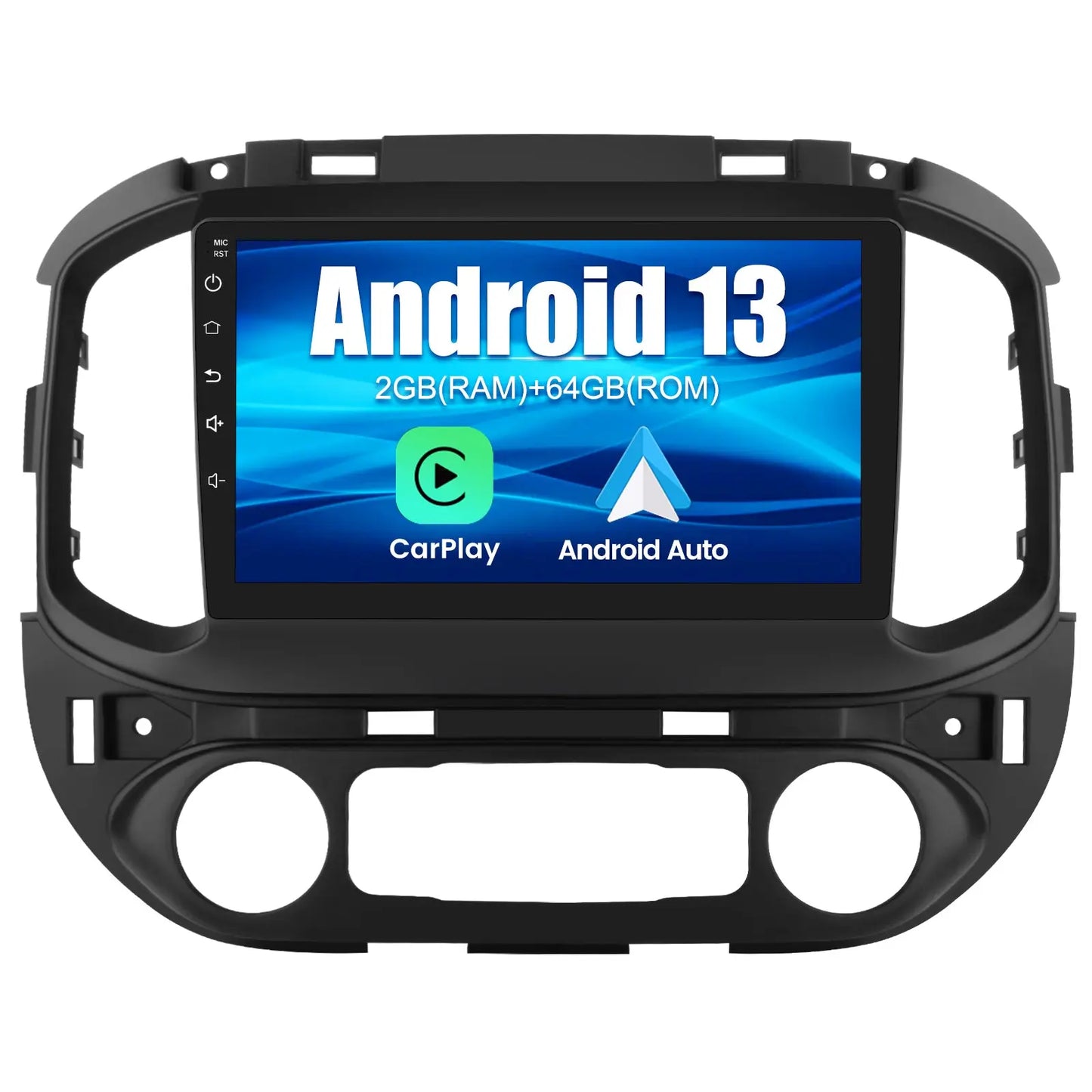 AWESAFE Android 12 Car Radio Stereo for Chevy Colorado 2015-2018 / GMC Canyon 2015-2019 with Built-in Wireless Apple CarPlay & Android Auto AWESAFE