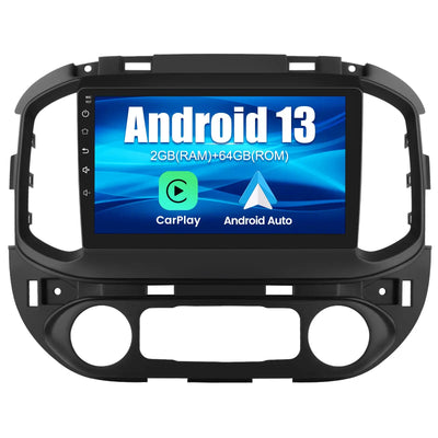 AWESAFE Android 12 Car Radio Stereo for Chevy Colorado 2015-2018 / GMC Canyon 2015-2019 with Built-in Wireless Apple CarPlay & Android Auto AWESAFE