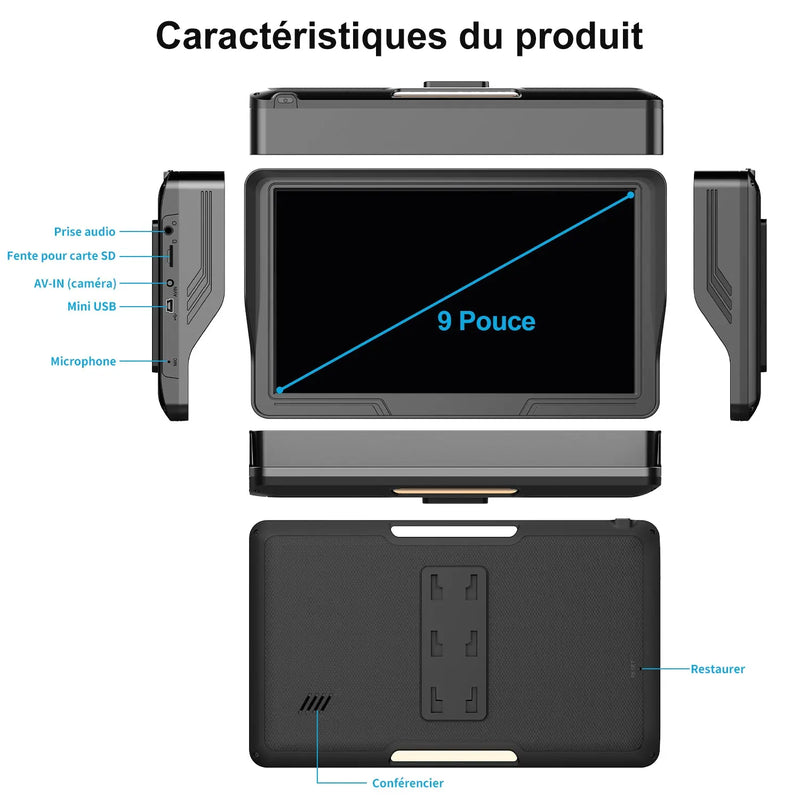 GPS compatible avec les petits et moyens camions ou camionnettes, les véhicules récréatifs et plusencore.Prend en charge 12-24y AWESAFE