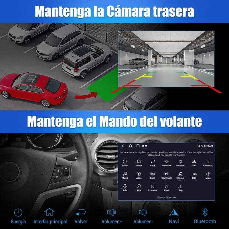 AWESAFE [ 2GB+32GB Android 12.0] Radio de Coche para Renault Clio 4 2012-2016 con Carplay/AndroidAuto, 10 Pulgadas Pantalla Táctil/WiFi/GPS/Bluetooth/DSP/RDS/USB/FM/MirrorLink/Mandos de Volantes AWESAFE