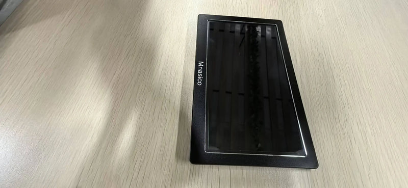 Mnasico GPS Navigation 2025 Maps with Bluetooth/ FM Radio /Sun Visor/Speed Alerts/ Lifetime North America Maps for DC 12V&24V Car Truck RV AWESAFE