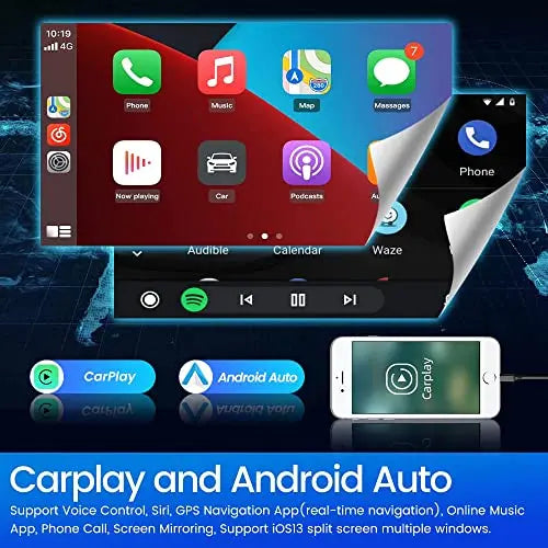 AWESAFE Android 10 Car Radio for Honda CRV 2007-2011 with Built-in Wireless Apple CarPlay & Android Auto AWESAFE