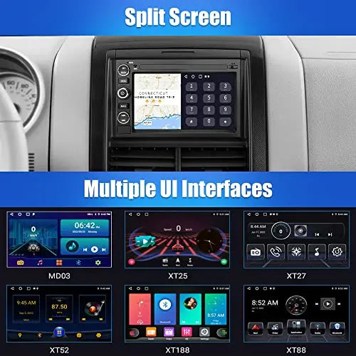 AWESAFE Android 12 Car Radio Stereo for Ford F150 F250 F350 Fusion Edge Explorer Taurus Freestar 7 inch Touch Screen with Built-in Wireless Apple CarPlay & Android Auto AWESAFE