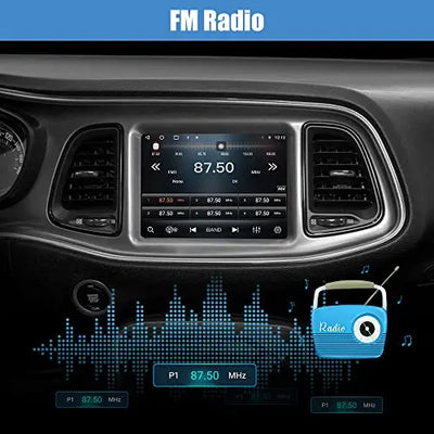 AWESAFE Android 12 Car Stereo for Dodge Charger Challenger RAM 2015-2019 Jeep Wrangler Gladiator Compass 2018-2020 Radio Upgrade Replacement with Wireless Carplay GPS Bluetooth WiFi, 4+64GB Visit the AWESAFE Store