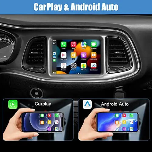 AWESAFE Android 12 Car Stereo for Dodge Charger Challenger RAM 2015-2019 Jeep Wrangler Gladiator Compass 2018-2020 Radio Upgrade Replacement with Wireless Carplay GPS Bluetooth WiFi, 4+64GB Visit the AWESAFE Store