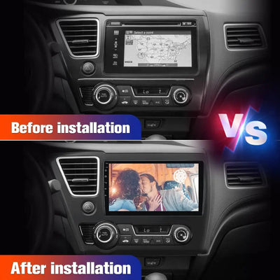 AWESAFE Car Radio Stereo for Honda Civic 2013-2015 Android 10 with Built-in Wireless Apple CarPlay & Android Auto AWESAFE