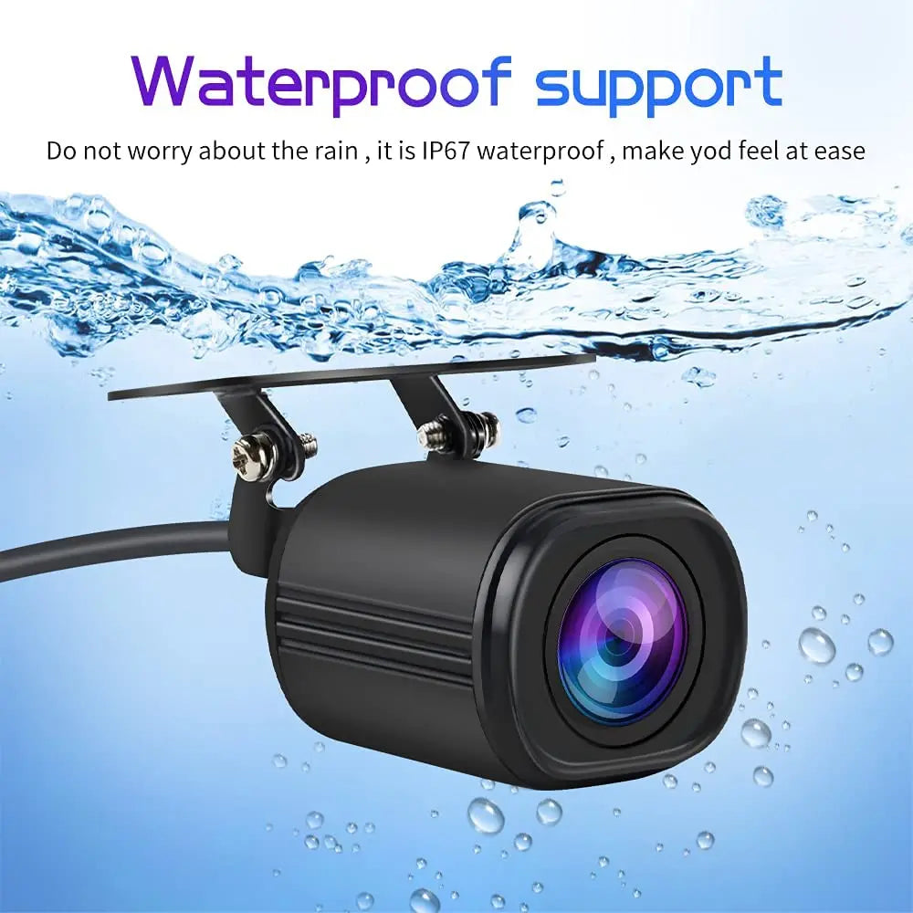 AWESAFE HD Reverse Camera for Car Radio, Waterproof Rear View Camera ...